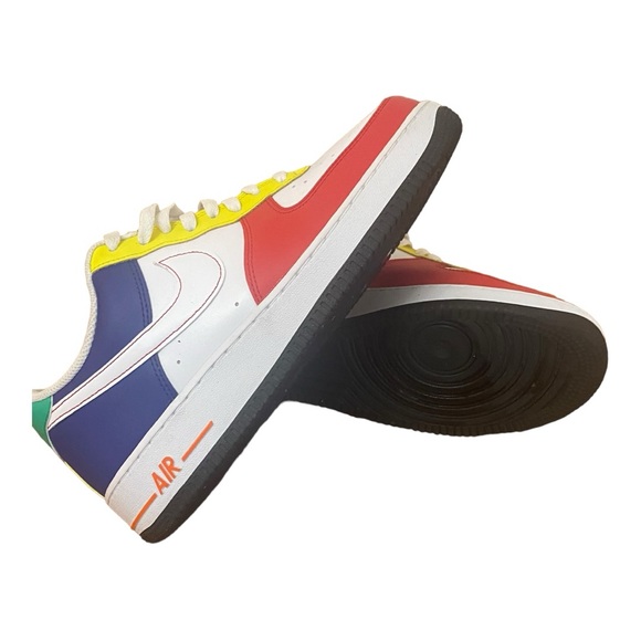 Nike Air Force 1 '07 LV8 Shoes University Red White Blue FN6840-657 Men's 10 - Picture 4 of 8